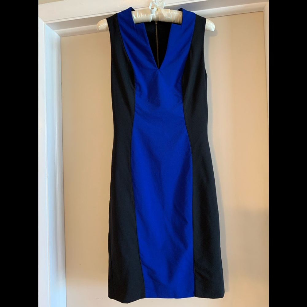 Rachel Roy Blue/Black Colorblock Dress - Picture 11 of 12